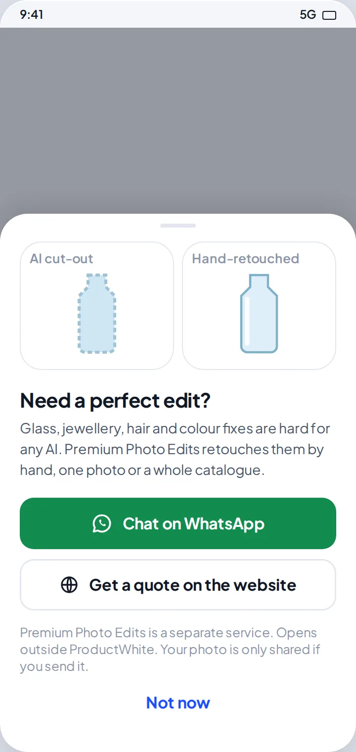 Pro edit options